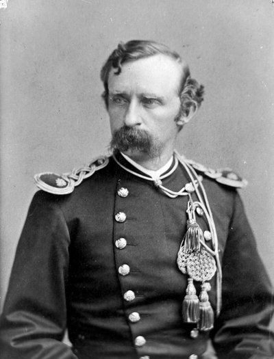 General George A. Custer, in uniform, bust by American Photographer